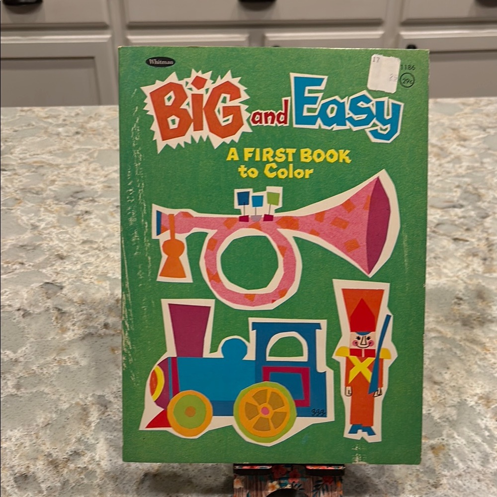 Vintage Big and Easy Coloring Book from the 60’s